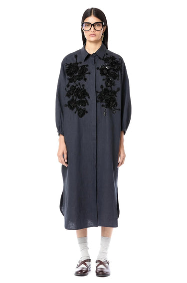 Double Fresco Shirt Dress-Dress-Dhruv Kapoor-Debs Boutique